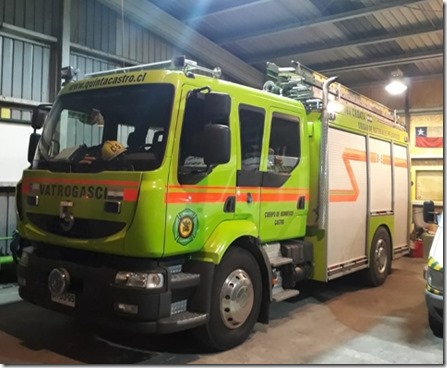 Carro Quinta Compañia de Bomberos de Castro