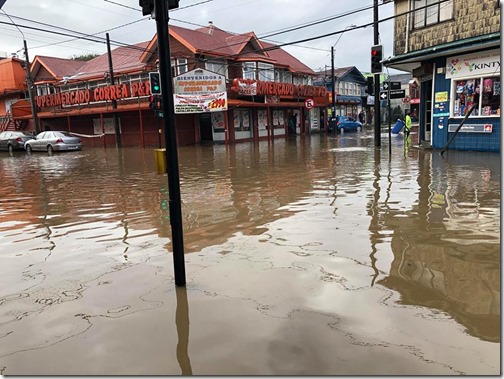 Anegamiento Anegamiento calle 18 Ancud - Esperanza FM