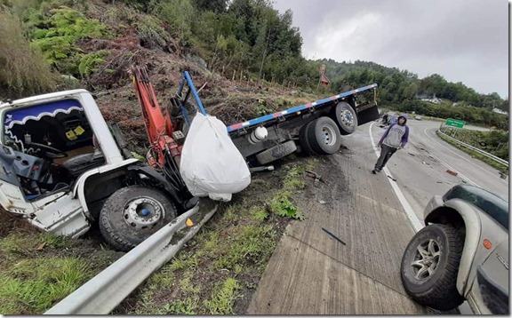 Accidente Ruta 5 Sur Chiloé