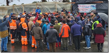 Movilizacion pescadores Quellon - Foto Canal 2 Quellon